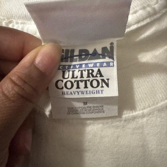 Vintage USTA Gildan US Open Men's XL White 90s Single Stitch T-Shirt Size M - Picture 7 of 7